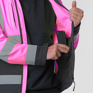 Chaqueta DE SEGURIDAD reflectante de alta visibilidad superventas, ropa de trabajo a prueba de agua, talla personalizable - Product Image 3