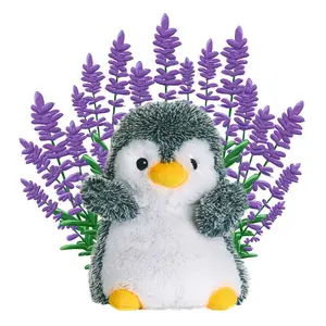 Custom Lavendel Geur Natuurlijke Veilige Eco-Vriendelijke Graan Magnetron Verwarming Pluche Speelgoed Knuffel