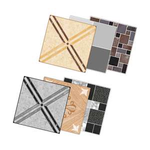 Jinyi dính và đi dính hộ gia đình DIY trang trí nội thất cho thuê màu đen và trắng phòng tắm nhà bếp Vinyl PVC tường sàn gạch - Product Image 3