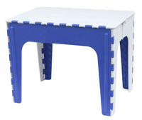 Meubles de maison en plastique de qualité supérieure, ensemble de table pliante et chaise pour enfants, design coloré, bon marché, nouvelle collection