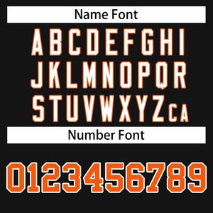Custom Pullover Hoodie Personalized Stitched Team Name Number Men's Sweatshirt Black Orange Casual Autumn Wear - Product Image 4