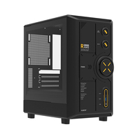 ALSEYE Computer Case RAMS 2.0(Black) M-ATX Black Color PC Case with Fan Speed