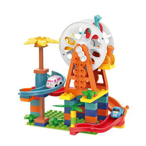 Dinsaur Đồ Chơi Mô Hình Khối Xếp Hình Theo Dõi 45 Miếng Khối Xếp Hình Đồ Chơi Khối Xếp Hình Lớn Sáng Tạo Cho Trẻ Em - Product Image 3