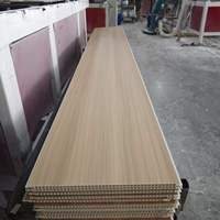 Panneau mural et de plafond en PVC à effet bois, avec 2 rainures et motifs en bois, pour l'intérieur