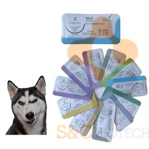 ด้ายผ่าตัดแบบใช้แล้วทิ้งพร้อมเข็มทำจากไหมซีซี PGA910ธรรมดาปราศจากเชื้อ - Product Image 5