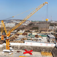 Grúa Torre Articulada DAHAN DH650 de 35m, 65m, 45 toneladas, Altura 60m, 1 Año de Garantía, Motor PLC, 650t.m