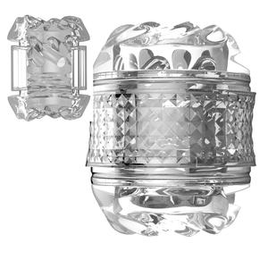 Copa de avión de cristal de diamante, molde pasante de dos extremos, + TPE ABS, vibración de doble penetración, Juguetes sexuales para adultos, masturbadores para hombres - Product Image 2