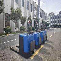 Chariot transpalette électrique YONGJIELI CBD25 à batterie plomb-acide, utilisation facile, robuste, pour entrepôt, pneus polyuréthane, 24V