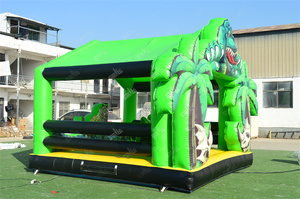 Sfida commerciale giochi della giungla gonfiabile dinosauro macchina da corsa gonfiabile Dino pazzo gioco di equitazione per la vendita - Product Image 4