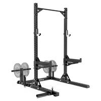 Máquina de Poleas Plegable para Montaje en Pared, Rack de Potencia Multifunción para Entrenamiento Comercial, Tríceps, Hierro