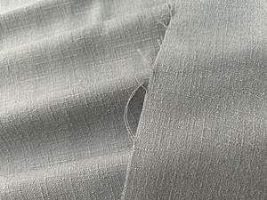 <span class=keywords><strong>Stock</strong></span> listo Tela de cortina de lino de estilo liso Cortinas tejidas suaves de dos lados iguales empaquetadas en rollo - Product Image 3