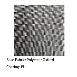 Tessuto Oxford in Poliestere Ecologico Nero 420D con Griglia da 0,7 cm, Codice RG-634679, Conforme alla Proposta 65 della California, per Kit WC - Product Image 2