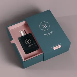 Fabricar Luxo Personalizado Logo gaveta Caixas Vazio biodegradável Cosméticos jóias maquiagem Perfume Embalagem Gift Box