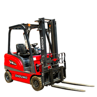 Chariot élévateur électrique Shouwo CPD25 2,5 tonnes Petit tout-terrain avec hauteur de levage de 3000 mm et chargeur de batterie
