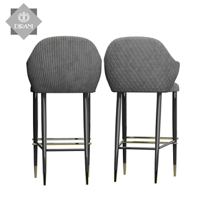 <span class=keywords><strong>Tabouret</strong></span> <span class=keywords><strong>de</strong></span> <span class=keywords><strong>Bar</strong></span> <span class=keywords><strong>de</strong></span> luxe <span class=keywords><strong>noir</strong></span>, siège décontracté, avec Base en acier inoxydable, chaises <span class=keywords><strong>de</strong></span> <span class=keywords><strong>Bar</strong></span> hautes, en cuir, moderne, pour maison <span class=keywords><strong>et</strong></span> café - Product Image 3