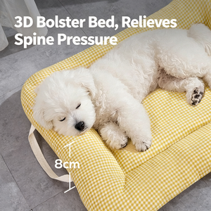 New Dog <b>Nest</b> Spring Summer Pet <b>Nest</b> Non-Removable Washing Dog <b>Nest</b> Small and Medium Dog <b>Bed</b> Teddy Ice Silk Cotton Pet <b>Nest</b> - Product Image 5