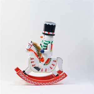 Cheval à bascule artisanal de 30 cm, casse-noisette <span class=keywords><strong>soldat</strong></span>, accessoire pour les festivals annuels - Product Image 4