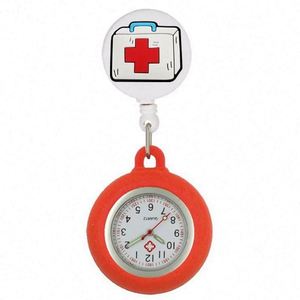 Clip Retráctil Moderno y Portátil de Plástico con Diseño de Estetoscopio, Reloj de Bolsillo para Enfermeras y Doctores, con Clip para Colgar en el Cinturón - Product Image 5