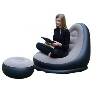 Modern Design Single Reclining Sofa Bed Automatic Inflatable <b>Folding</b> Chair Eco TPU Outdoor Bedroom Leisure Multicolor - Product Image 2