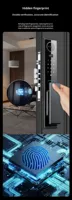 ALLSmart P10 Interphone Vidéo en Temps Réel Serrure Intelligente Reconnaissance Faciale 3D Empreinte Digitale Mot de Passe Connectivité WiFi Numérique Tuya