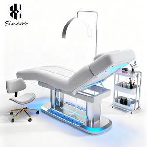 Muebles de salón Sincoo, tratamiento de masaje de <span class=keywords><strong>Spa</strong></span> médico Facial moderno, cama de mesa de belleza, cama de <span class=keywords><strong>SPA</strong></span> eléctrica de 4 motores - Product Image 3