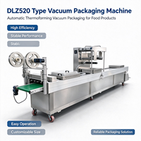 Volledig automatische machine voor vacuümverpakken van vlees, vis, fruit en groenten, automatische thermoform vacuümverpakkingsmachine