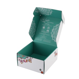 Boîte postale Carton imprimé personnalisé noir ondulé boîte postale - Product Image 1