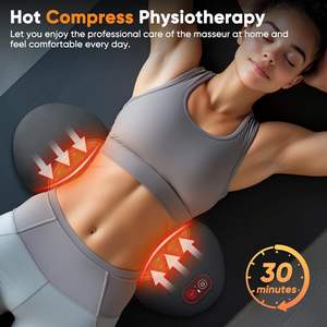 Camilla eléctrica 3 en 1 ergonómica para aliviar el dolor de espalda, soporte Lumbar, cojines de tracción, masajeador con altura ajustable por calor - Product Image 4