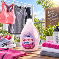 OEM 1L Fabrication Vente Directe Liquide de Lavage au Parfum Longue Durée Mousse Riche Liquide Détergent à Lessive de Haute Qualité