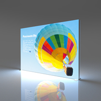 Boîte à lumière en tissu de Tension LED, sans cadre, auto-debout, Logo personnalisé Double face SEG, cadre d'affichage pour la publicité
