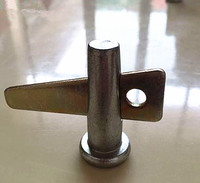 Accessoire de coffrage en aluminium ADTO, goujon de coffrage en béton, goujon de coffrage à tête ronde pour système de coffrage en aluminium