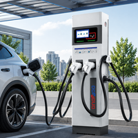 Station de recharge rapide pour véhicules électriques à courant continu (CC) avec plusieurs pistolets et système de gestion intelligente de l'énergie