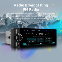 Rhythm 1Din 6,36 Zoll Smart Multimedia Player Universelles Kabelloses CarPlay & Android Auto mit Integriertem GPS & DSP-Funktion
