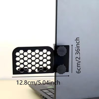 Support de téléphone de bureau latéral amovible Dudubear en plastique imprimé en 3D avec fixation peu encombrante pour poste de travail à domicile ou au bureau