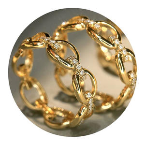 Anello da Donna T0961 in Oro Giallo con Diamante Taglio Brillante Rotondo Colore G Naturale Classico Anello Nuziale Gioiello - Product Image 5