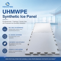 Planche Dasher pour patinoire de hockey sur glace personnalisée et usagée en plastique PE à vendre avec service de traitement