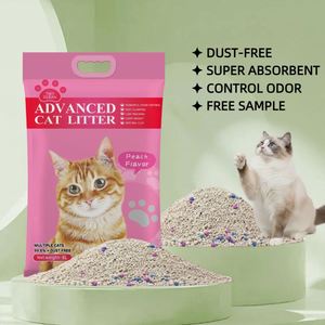 Arena para Gatos de Bentonita Ecológica en Forma de Bola, Precio Bajo al por Mayor, 5L 4kg, Arena Aglomerante Premium para Gatos, Productos para el Cuidado de Mascotas - Product Image 1