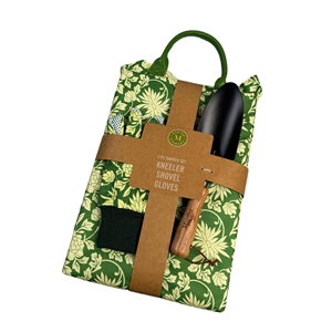 Ingrosso 3 pezzi Set di attrezzi da giardino classici rustici guanti per ginocchiere stampa floreale Kit regalo giardinaggio donna comodo imbottitura in schiuma - Product Image 1