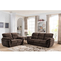 Moderne Möbel Polsterung Leder Luxus Altmodisches 3+2-Sitzer Sofa-Set Wohnzimmer-Sofa