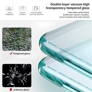 Puertas Plegables de Aluminio con Marco Delgado, Estándar Australiano, Modernas, Ignífugas, Insonorizadas, con <span class=keywords><strong>Doble</strong></span> Vidrio y Persianas Integradas para Patio - Product Image 5