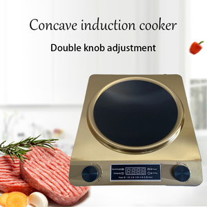 3500W Concave Induction Cooker <strong>Knob</strong> Adjustment Single Burner Household Commercial Stove Mechanical Glass Ceramic for Outdoor Use - Product Image 2