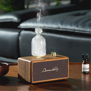 High-end Natural Wood Waterless Perfume Aroma <b>Diffuser</b> Household Essential <b>Oil</b> Scent <b>Diffuser</b> Ultrafine Atomization Fragrance - Product Image 1