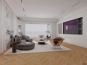 Carrelage en porcelaine à effet bois 600x1200mm, résistant à l'usure pour sol et mur - Product Image 2