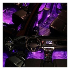 18 in 1 <b>Car</b> <b>Light</b> Accessories <b>Car</b> <b>Interior</b> <b>Led</b> <b>Light</b> Wireless Symphony Rainbow Atmosphere <b>Led</b> Strip Ambeint <b>Light</b> - Product Image 1