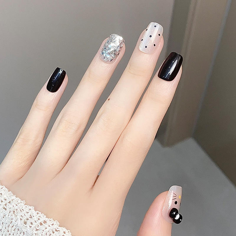 BY1828 Weaving White and Black