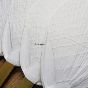 Quạt Giấy Thủ Công Màu Trắng Cỡ Lớn Nhật Bản Giảm Giá Mới Nhất - Product Image 3