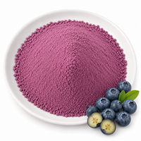 Poudre de Myrtille Lyophilisée 100% Pure et Naturelle, Qualité Alimentaire, Vente en Gros, Riche en Anthocyanes pour Pâtisserie, Boissons, OEM