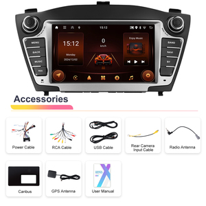 Podofo <span class=keywords><strong>7</strong></span> ''2 + 64GB <span class=keywords><strong>Android</strong></span> <span class=keywords><strong>Car</strong></span> đài phát thanh stereo không dây Carplay <span class=keywords><strong>Android</strong></span> Auto Wifi <span class=keywords><strong>DVR</strong></span> EQ <span class=keywords><strong>GPS</strong></span> cho Hyundai Tucson/iX35 2009-2015 OEM - Product Image 6