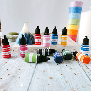 24 couleurs 10ml liquide <span class=keywords><strong>bougie</strong></span> colorant ensemble <span class=keywords><strong>bougie</strong></span> cire pigment de couleur pour la fabrication de <span class=keywords><strong>bougie</strong></span> de cire de sable - Product Image 5