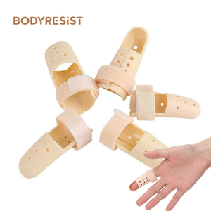 Nouveau Design Respirant Maillet Doigt Support En Plastique Souple Doigt Support Protecteur Haute Qualité Silicone Doigt Attelle - Product Image 1